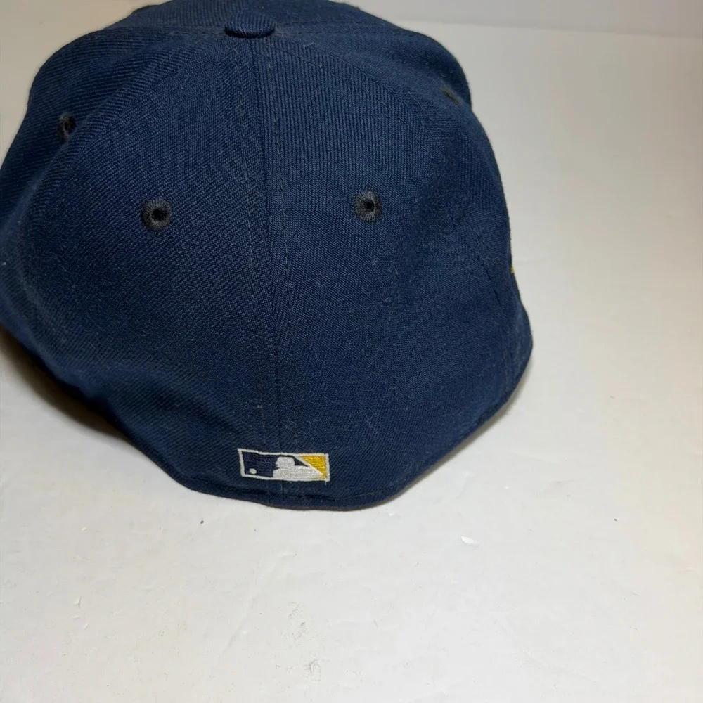 New Era 59FIFTY San Diego Padres Cooperstown 25th Anniversary Hat Navy 6 7/8
